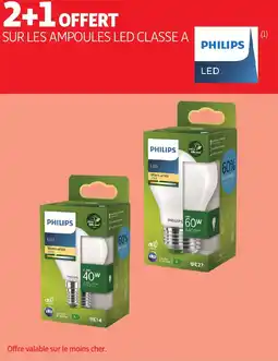 Auchan SUR LES AMPOULES LED CLASSE A offre