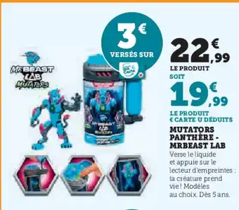 Hyper U Mutators panthère- mrbeast lab offre