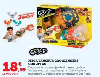 Hyper U GOO JIT ZU Mega lanceur goo slingers offre
