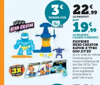 Hyper U Figurine hero creator rayon-x tyro goo jit zu offre