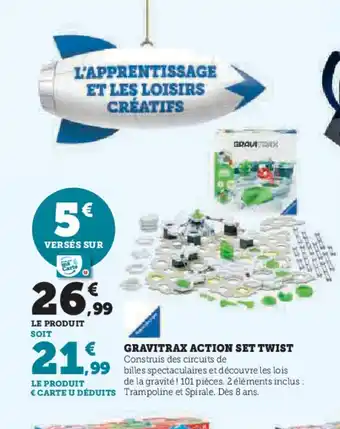Hyper U Gravitrax action set twist offre