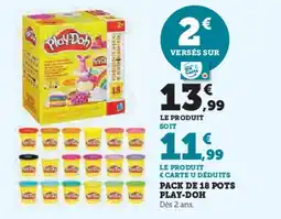 Hyper U PLAY-DOH Pack de 18 pots offre