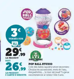 Hyper U Pop ball studio offre