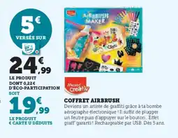 Hyper U MAPED CREATIV Coffret airbrush offre