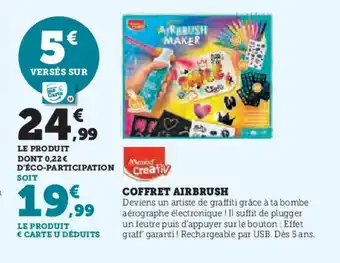 Hyper U MAPED CREATIV Coffret airbrush offre