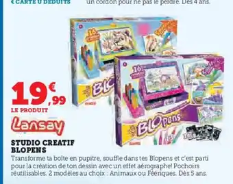 Hyper U LANSAY Studio creatif blopens offre