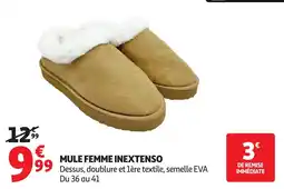 Auchan Mule femme inextenso offre