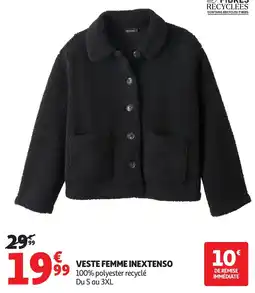 Auchan Veste femme inextenso offre