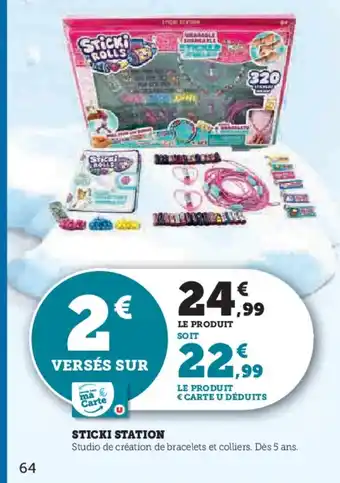 Hyper U STICKI STATION offre