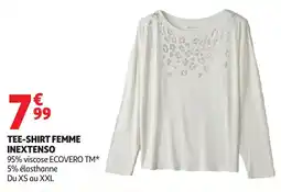 Auchan Tee-shirt femme inextenso offre