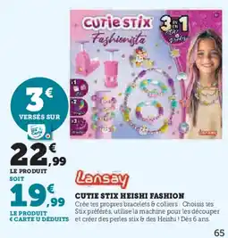 Hyper U LANSAY Cutie stix heishi fashion offre