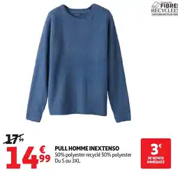 Auchan Pull homme inextenso offre