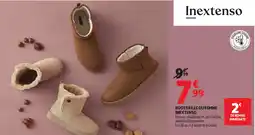 Auchan Boots fille ou femme inextenso offre