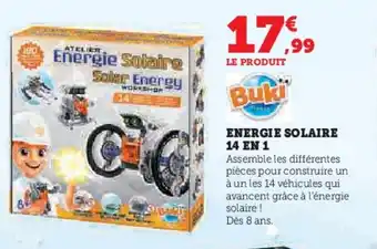Hyper U BUKI Energie solaire 14 en 1 offre