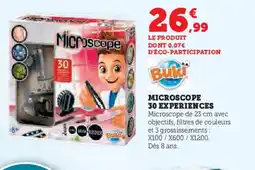 Hyper U BUKI Microscope 30 experiences offre