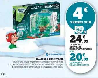 Hyper U CLEMENTONI Ma serre high tech offre