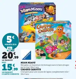 Hyper U MIAM MIAOU offre