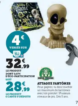 Hyper U Attaque fantômes offre