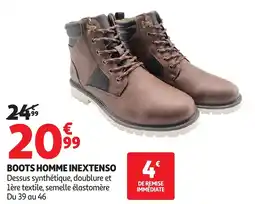 Auchan Boots homme inextenso offre