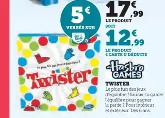 Hyper U TWISTER offre