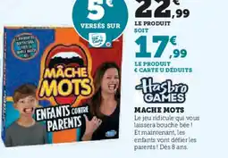 Hyper U MACHE MOTS offre