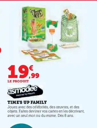 Hyper U TIME'S UP FAMILY offre
