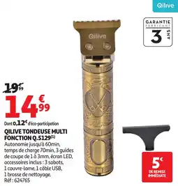 Auchan Qilive tondeuse multi fonction q.5129 offre