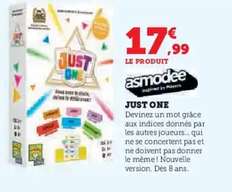 Hyper U JUST ONE offre