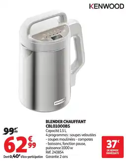 Auchan BLENDER CHAUFFANT CBL01000BS offre
