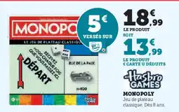Hyper U MONOPOLY offre