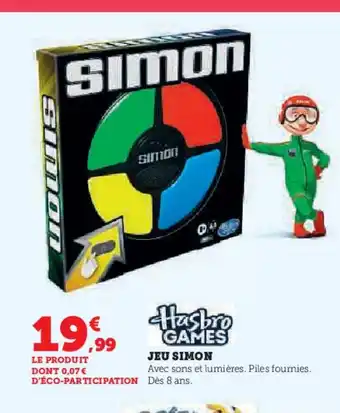 Hyper U SIMON Jeu offre