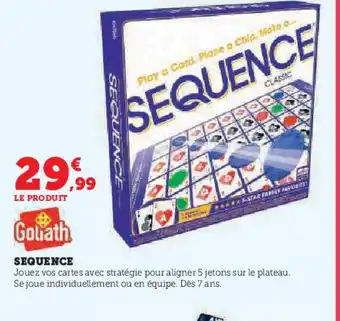 Hyper U GOLIATH Sequence offre