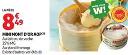 Auchan Mini mont d'or aop offre