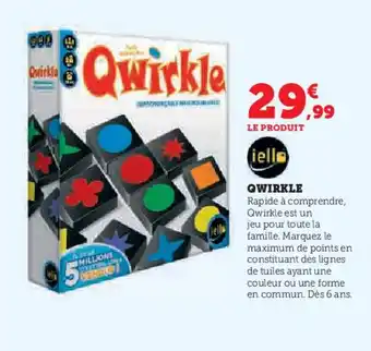 Hyper U QWIRKLE offre