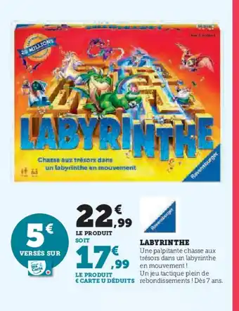 Hyper U LABYRINTHE offre