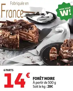 Auchan Forêt noire offre