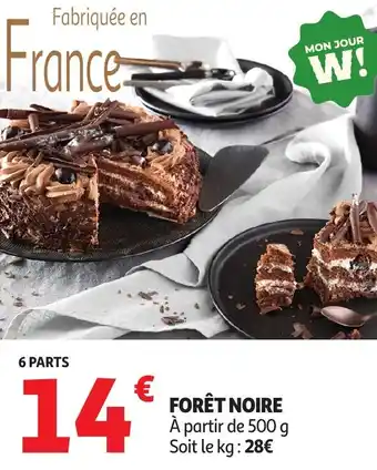 Auchan Forêt noire offre