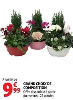 Auchan Grand choix de composition offre