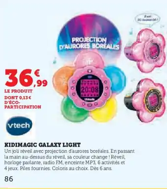 Hyper U VTECH Projection d'aurores boreales offre