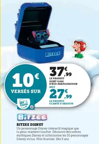 Hyper U BITZEE Disney offre