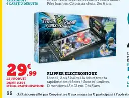 Hyper U Flipper electronique offre