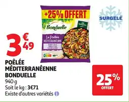 Auchan Poêlée méditerranéenne bonduelle offre