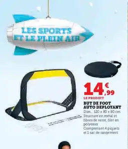 Hyper U But de foot auto deployant offre
