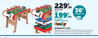 Hyper U SMOBY Powerplay 4 en 1 offre