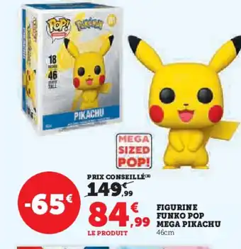 Hyper U Figurine funko pop mega pikachu offre