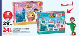 Hyper U Calendrier de l'avent bitty pop offre