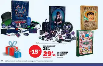 Hyper U Calendrier de l'avent licence offre