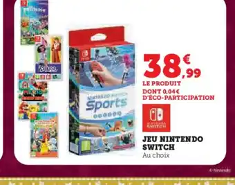 Hyper U SWITCH Jeu nintendo offre