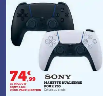 Hyper U SONY Manette dualsense pour ps5 offre
