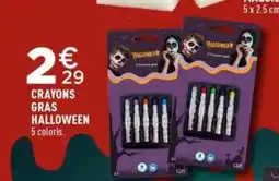 Centrakor Crayons gras halloween offre